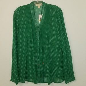 Michael Kors Pintuck Blouse